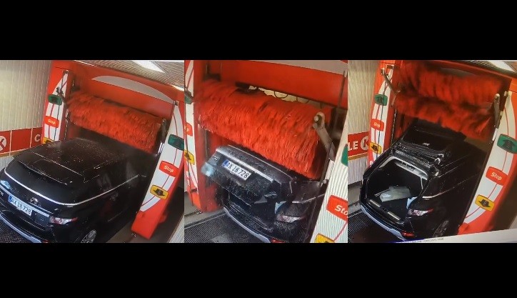 Viral Pintu Bagasi Range Rover Patah Gara-Gara Tak Sengaja Terbuka saat Masuk Mesin Cuci Mobil