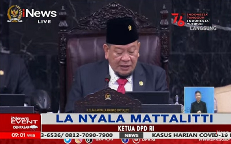 La Nyalla Sebut Ancaman Perang Masa Depan Perebutan Pangan dan Air Bersih