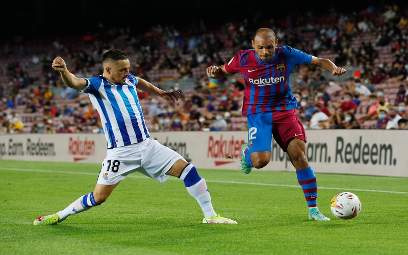 Bantu Barcelona Bantai Real Sociedad, Martin Braithwaite Ukir Sejarah di Liga Spanyol