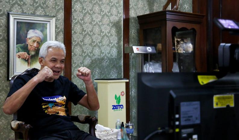 Malam Tirakatan Virtual, Ganjar : Kita Perlu Arif Hadapi Situasi Saat Ini