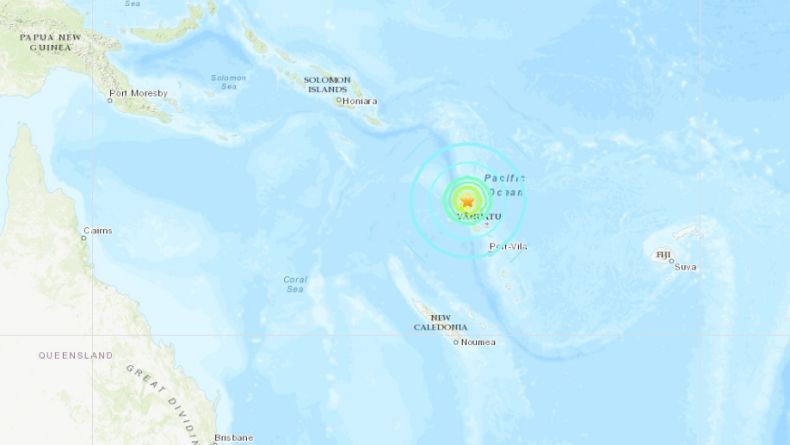 Gempa Magnitudo 6,8 Guncang Vanuatu, Picu Peringatan Tsunami di Pasifik