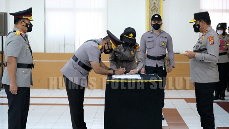 Sertijab Wakapolda dan 4 Kapolres, Kapolda Sulut Kutip Falsafah Sitou Timou Tumou Tou 