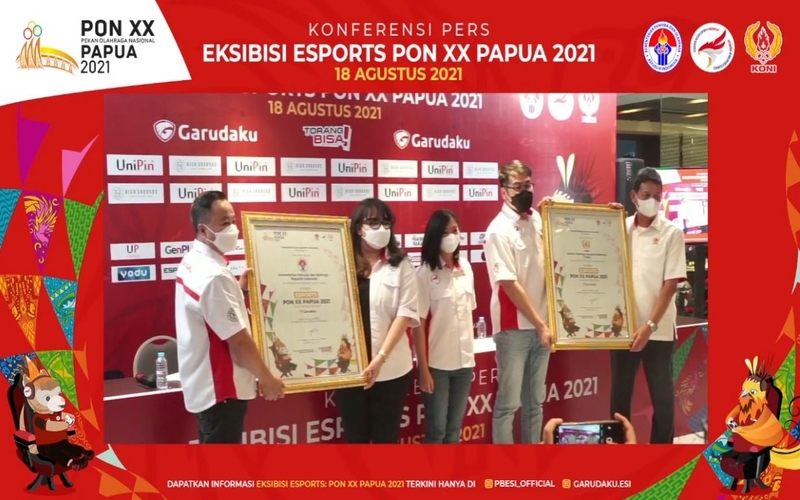 Cetak Sejarah, Esports Resmi Jadi Cabang Olahraga Eksibisi di PON XX Papua 2021