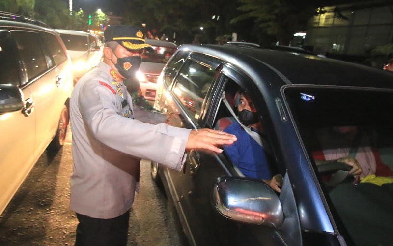 Polresta Banjarmasin Terapkan Jam Malam selama PPKM Level 4