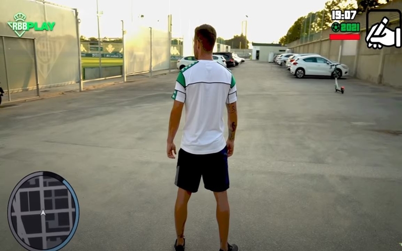 Real Betis Parodikan Gim GTA saat Perkenalkan Pemain Baru