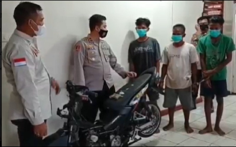 Polisi Tangkap Pencuri dan Penadah Suku Cadang di Pemulutan 