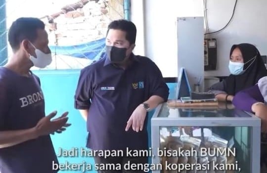 Begini Gaya Erick Thohir Bereskan Masalah