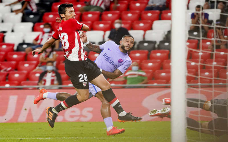 Ditahan Imbang Athletic Bilbao, Memphis Depay Selamatkan Barcelona dari Kekalahan
