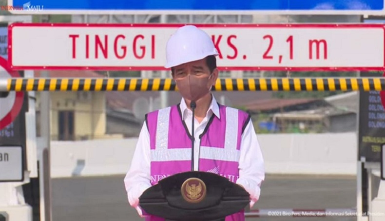 Bareng Anies, Jokowi Resmikan Tol Kelapa Gading-Pulo Gebang Sepanjang 9,3 Kilometer