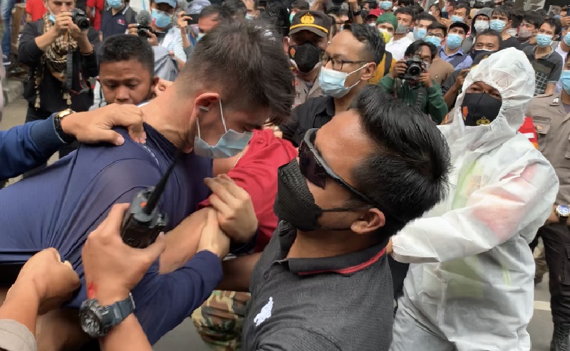 Demo Pencari Suaka Afghanistan di Menteng Ricuh, Polisi Amankan 2 Orang