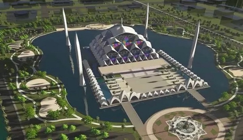 Mangkrak 1,5 Tahun akibat Pandemi, Proyek Masjid Terapung Al Jabbar Dilanjutkan 