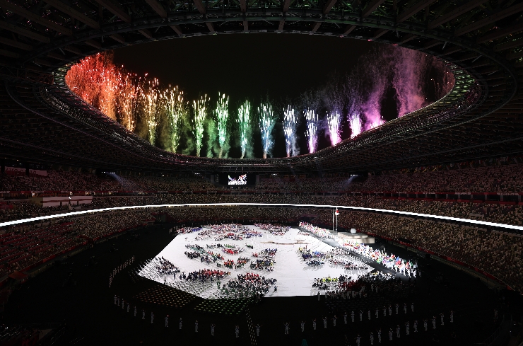 Aksi Teatrikal hingga Pesta Kembang Warnai Upacara Pembukaan Paralimpiade Tokyo 2020