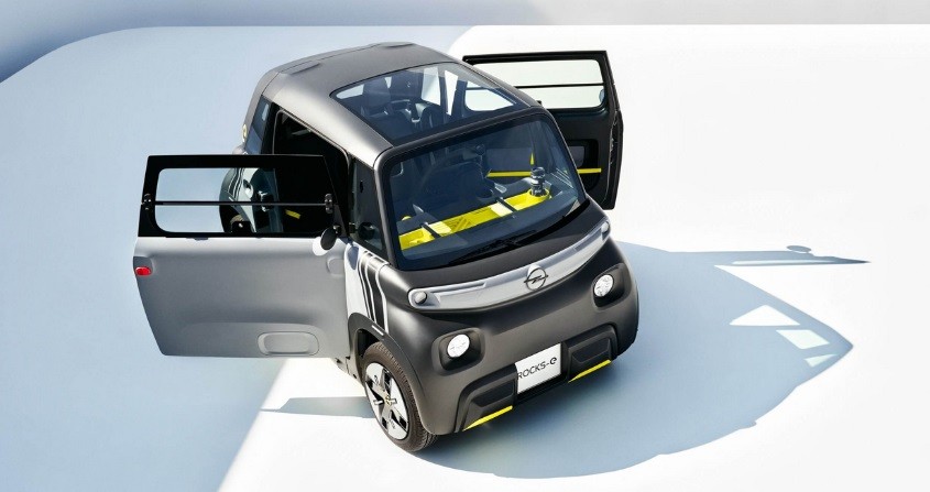 Opel Luncurkan Kendaraan Listrik Super Mungil, Body Bisa Diganti-ganti