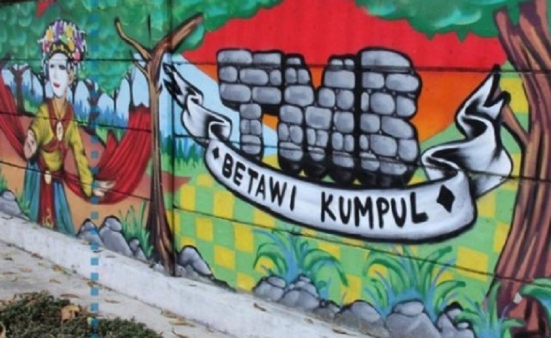 Anies Pamer Mural di Taman Betawi Ngumpul, Netizen: Wih Keren