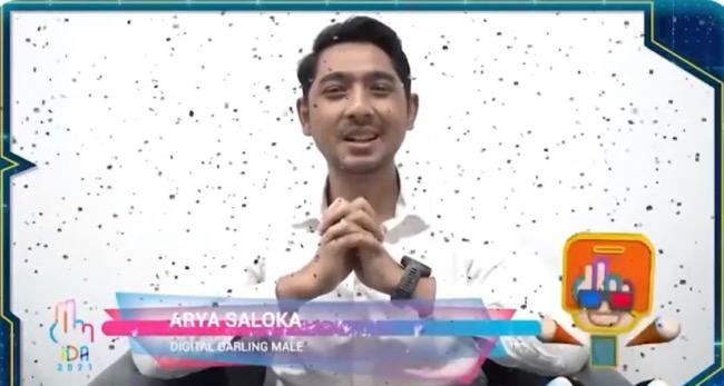 Selamat! Arya Saloka Raih Penghargaan Bergengsi di Indonesian Digital Awards 2021
