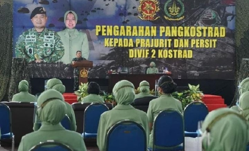 Kunker ke Markas Divif 2 Malang, Ini Pesan Pangkostrd Letjen TNI Dudung Abdurachman 