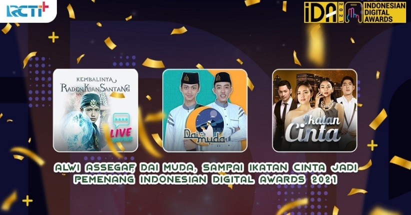 Alwi Assegaf , Dai Muda, sampai Ikatan Cinta Jadi Pemenang Indonesian Digital Awards 2021