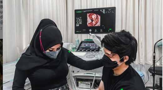 Atta Halilintar Takjub Mendengar Detak Jantung Calon Bayi: Allahu Akbar!