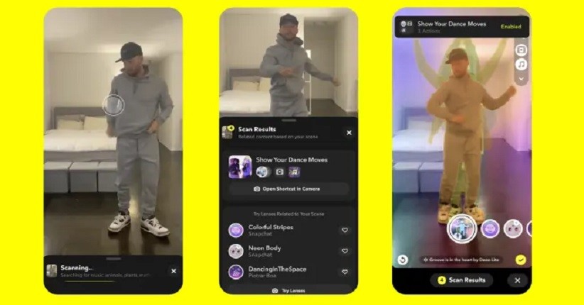  Snapchat Tingkatkan Kamera untuk Highlight Pencarian Visual