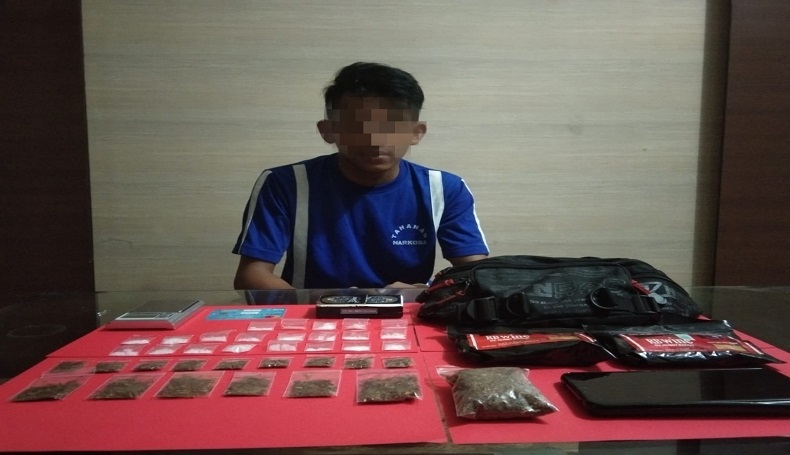 Edarkan Sabu dan Tembakau Sintetis, Pemuda di Sukabumi Ditangkap Polisi