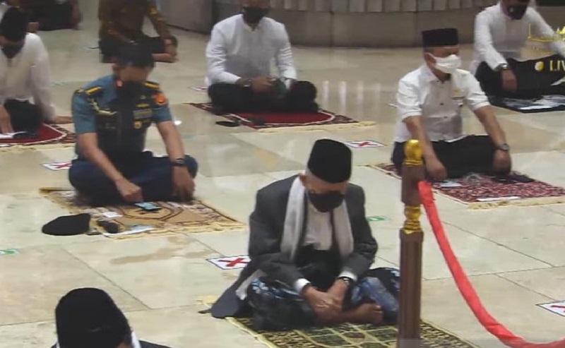 Usai Sholat Jumat di Istiqlal, Wapres Susuri Terowongan Silaturahmi Tinjau Prokes di Gereja Katedral