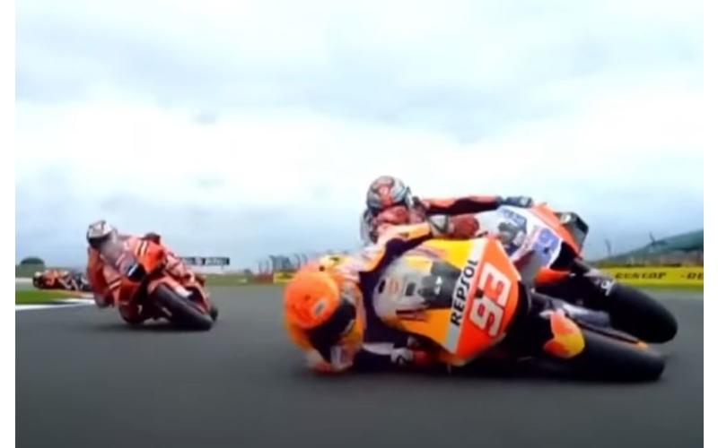 Tabrak Jorge Martin di MotoGP Inggris 2021, Marc Marquez Minta Maaf