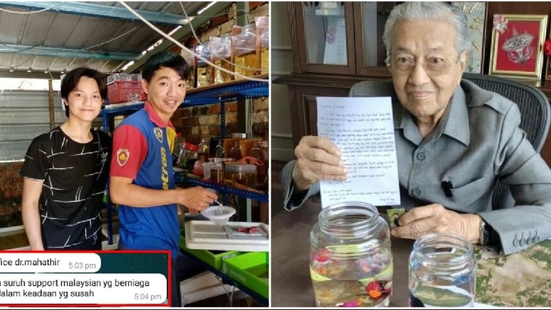 Penjual Ikan Ini Terkejut Konsumennya Ternyata Mahathir Mohamad