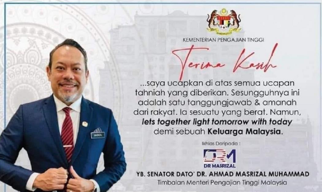 Wakil Menteri Pendidikan Tinggi Di-bully Netizen Gara-Gara Keliru Bahasa Inggris