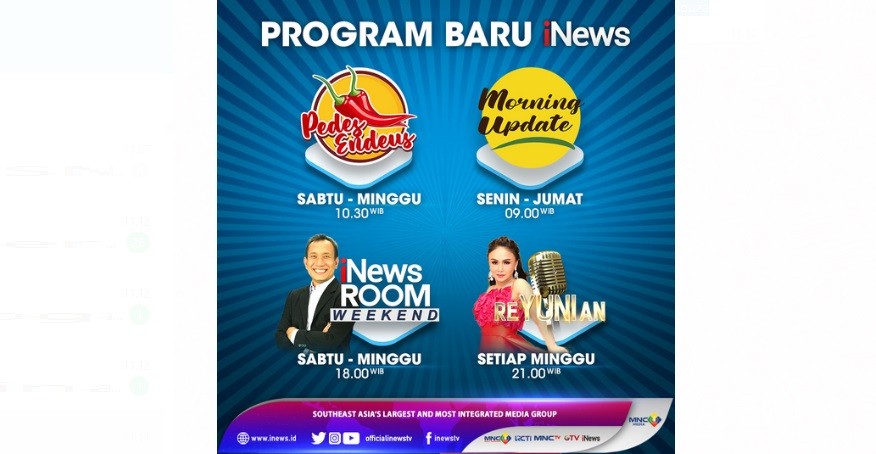 4 Program Unggulan Terbaru di iNews Siap Menggebrak