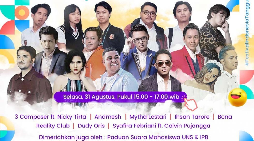 Jangan Ketinggalan Konser Virtual Merah Putih Hari Ini, Ada Andmesh hingga Calvin Pujangga