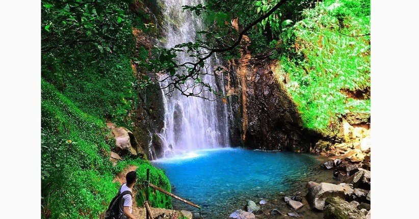 Indahnya Curug Pasir Reungit Bogor, Tersembunyi di Tengah Hutan dan Air Kebiruan