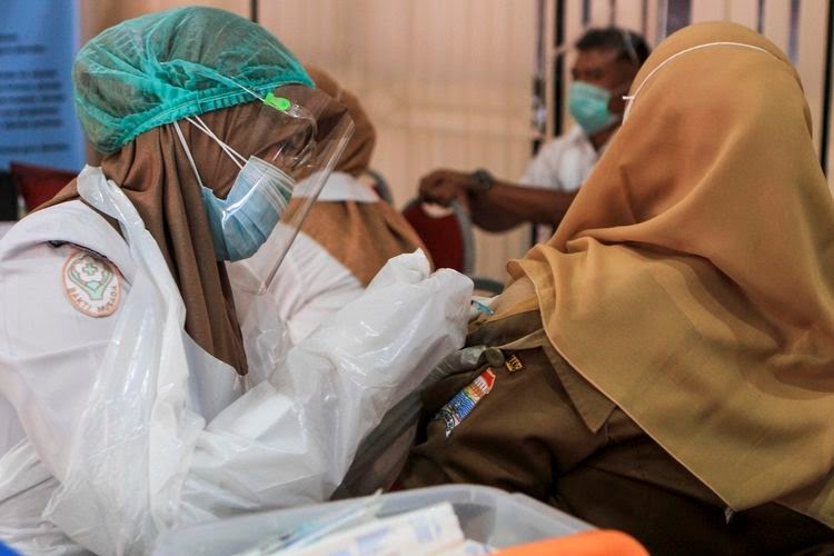 86 Persen Guru di Kota Medan Sudah Disuntik Vaksin Covid-19