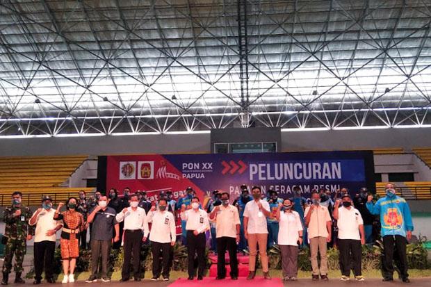   Seragam Kontingen DIY di PON Papua Bernuansa Biru
