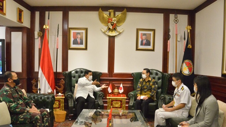 Bertemu Dubes Jepang, Prabowo Bahas Kerja Sama Bidang Pertahanan 