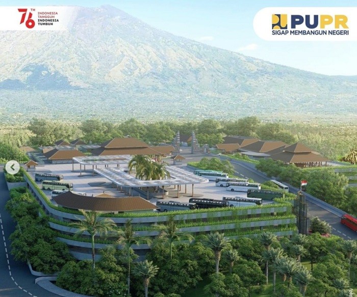 Kementerian PUPR Bakal Bangun Gedung Parkir Bertingkat di Kawasan Pura Besakih Bali, Desainnya Menyatu dengan Alam