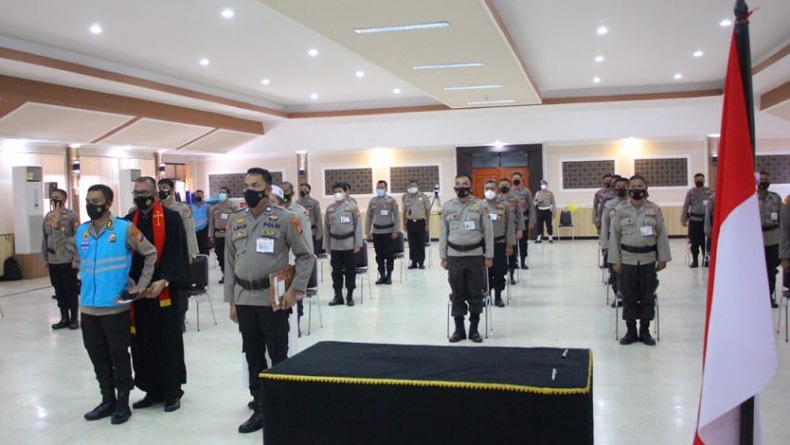 30 Polisi Berpangkat Aiptu Bersaing Ketat dalam Seleksi PAG TA 2021 di Polda Sulut