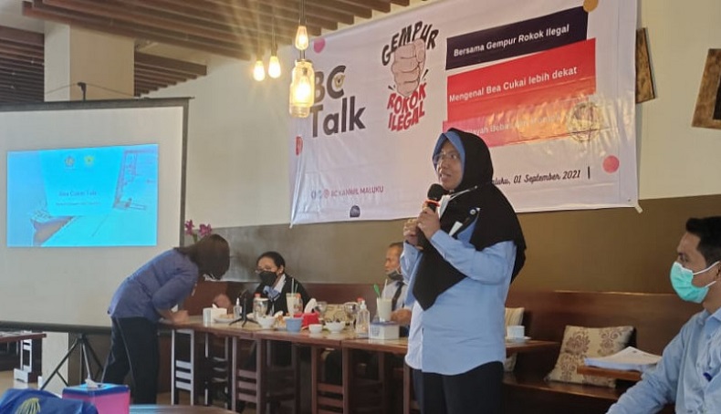 Bea Cukai Laksanakan Operasi Gempur, Tekan Peredaran Rokok Ilegal di Maluku 