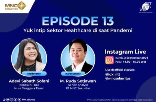 Intip Potensi Cuan Sektor Kesehatan Pasca-Vaksinasi, Cek Instagram Live MNC Sekuritas Pukul 14.00!