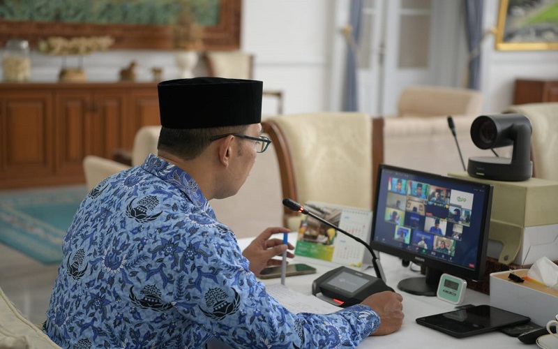 Dewan Pengurus Korpri Jabar 2021-2026 Dikukuhkan, Ridwan Kamil Sampaikan Pesan Ini