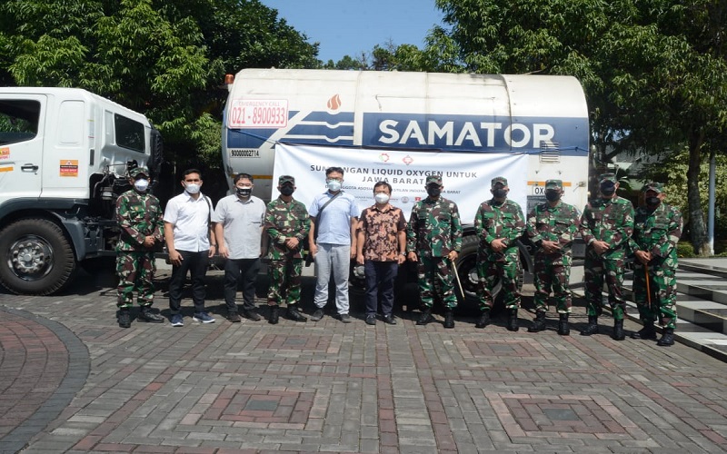 RS Dustira Terima 8 Ton Oksigen Cair, Pangdam Siliwangi: Bantuan Ini Sangat Berharga
