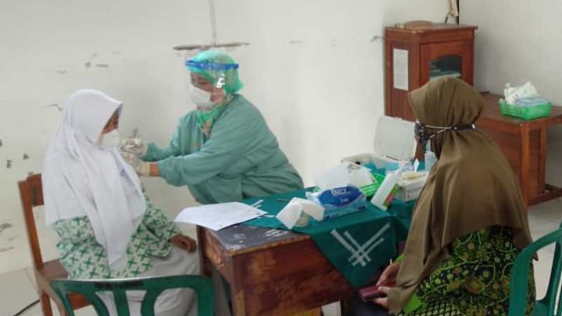 Kemenag Kabupaten Magelang Mulai Gelar Vaksinasi Covid-19 di Ponpes 