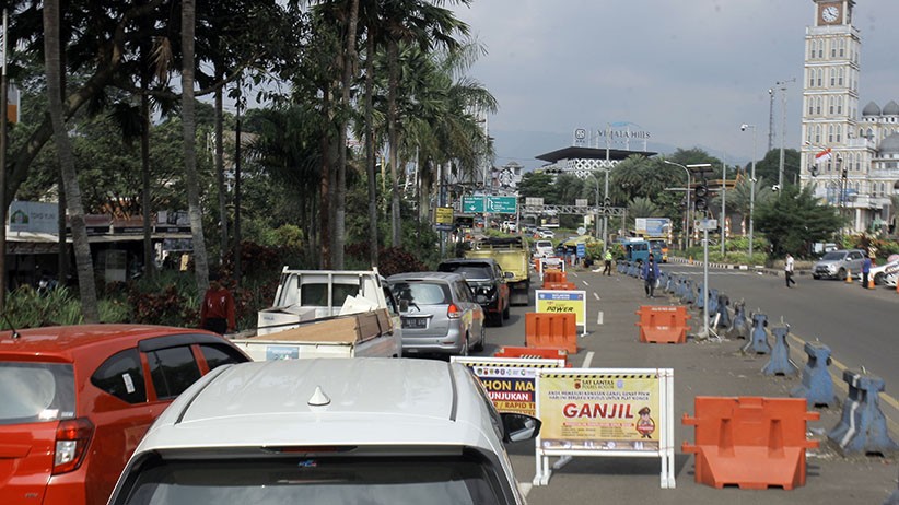 Ganjil Genap di Bogor, 6.610 Kendaraan Diminta Putar Balik