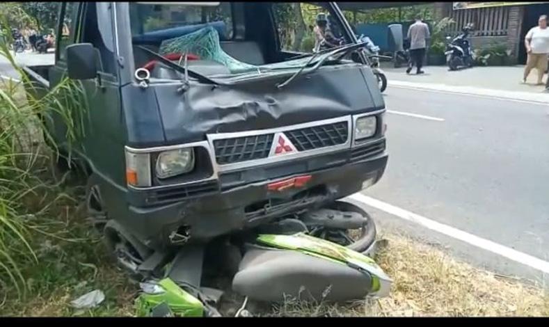 Pikap Tabrak Motor hingga Terseret 50 Meter di Boyolali, Pengendara Tewas