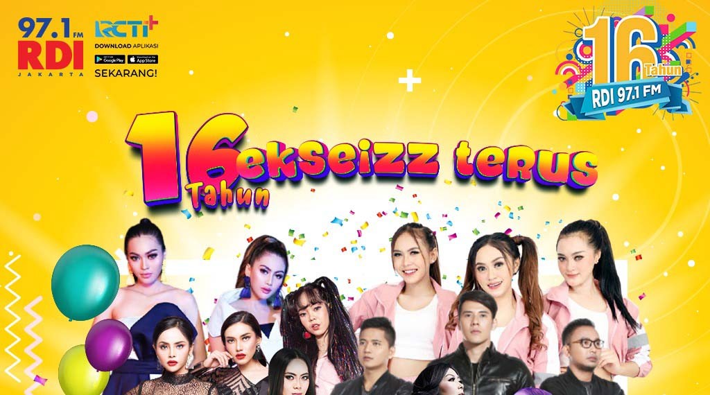 Terus Ekseizz! Ultah ke-16, RDI Bagi-Bagi Hadiah ke Pendengar Setia, Begini Caranya!