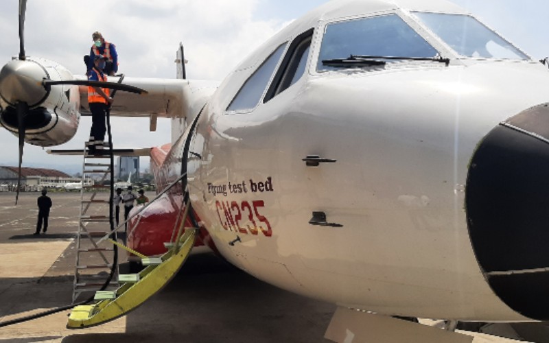 Pesawat PTDI Uji Coba Avtur dengan Campuran Minyak Sawit, Ini Hasilnya