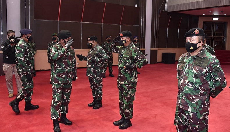 Panglima TNI Terima Korps Kenaikan Pangkat 25 Perwira Tinggi, Ini Daftar Lengkapnya