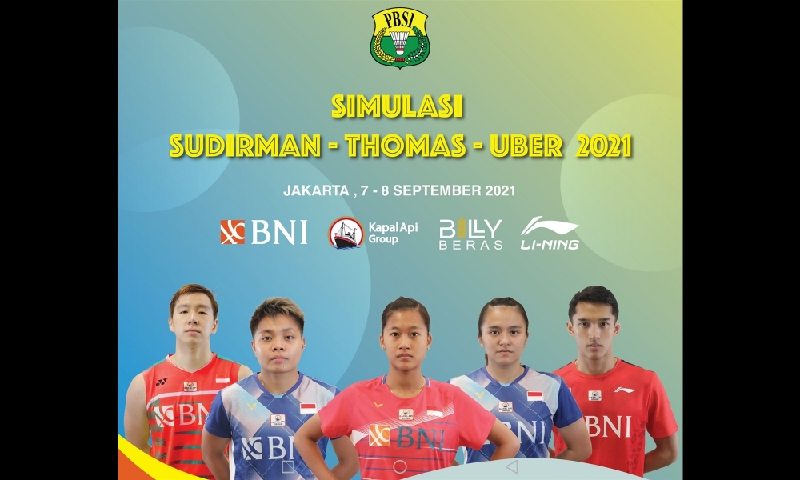 PBSI Gelar Simulasi Piala Sudirman-Thomas-Uber 2021, Ini Jadwal Lengkapnya