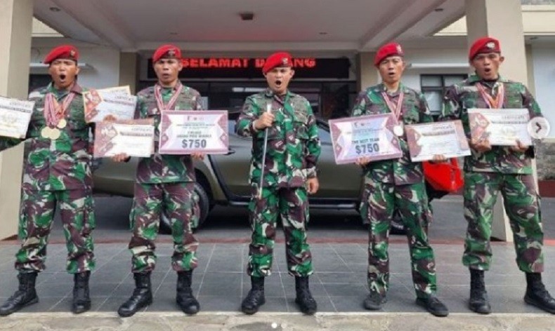 Bikin Bangga, Batalyon 812 Sat 81 Kopassus Juara Lomba Tembak Jarak Jauh Internasional