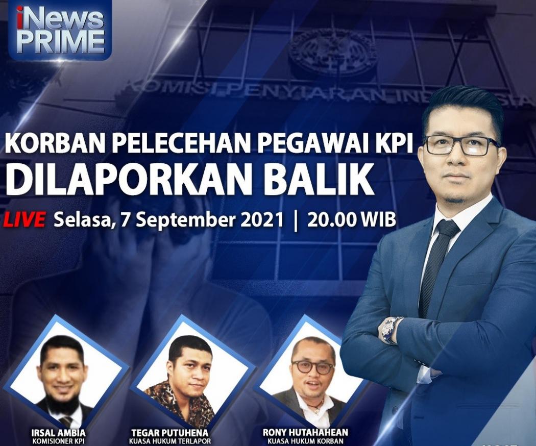 Pelik, Korban Pelecehan di KPI Justru Dilaporkan Balik, Apa Kata Pengacara? Selengkapnya di iNews Prime Malam Ini