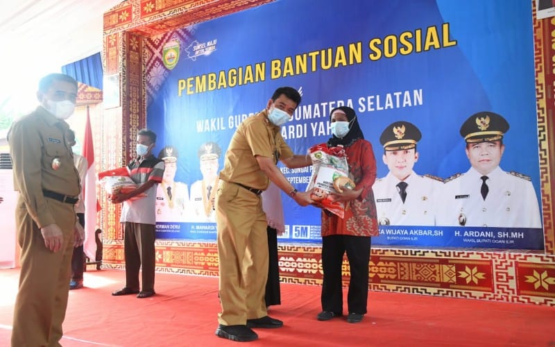 120 Desa di Ogan Ilir Terima Bantuan Beras dari Pemprov Sumsel 